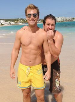 scrambledbits:  Seriously? OMG! WTF? » Words can’t describe these pictures of Joey Fatone and Lance Bass I still heart them so  They were my two favorite ones &gt;.&gt;;