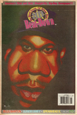 KNOWLEDGE REIGNS SUPREME OVER NEARLY EVERYBODY babylonfalling  KRS ONE cover of Beat Down Newspaper. Click to zoom.  