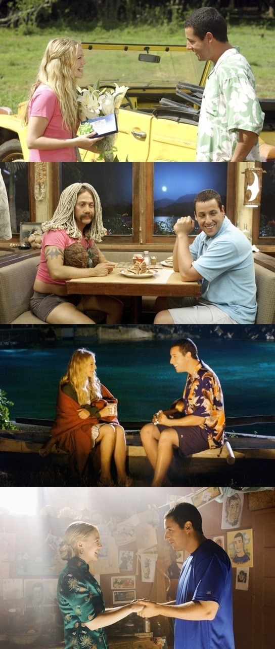 feinideas:  moviesinframes:  50 First Dates, 2004 (dir. Peter Segal) By adibeattie