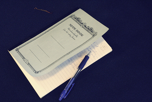 (via buttonclub) I bought the same notebook! I might use it for a diary for rome.