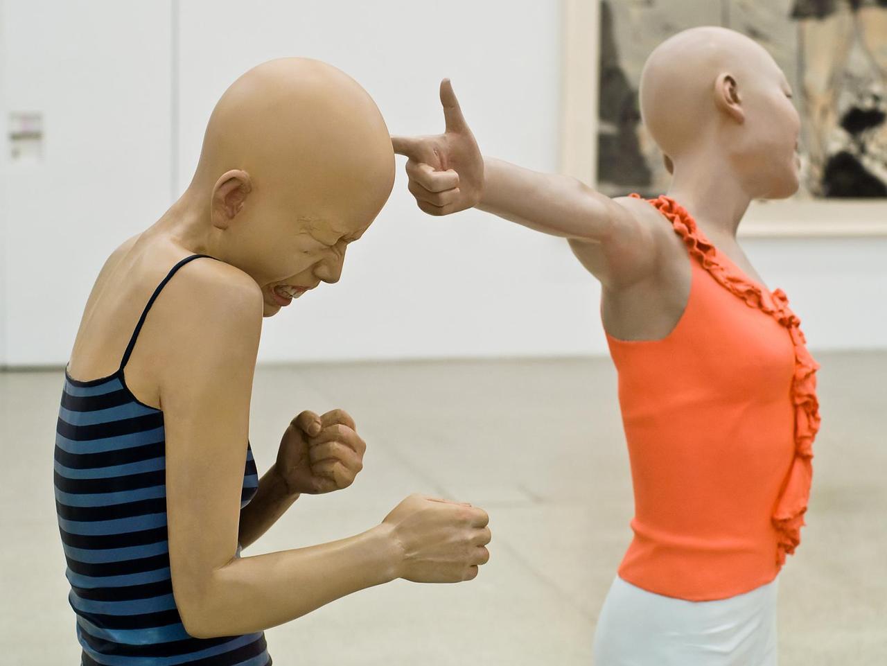 Bang! sculpture by Xiang Jing, 2002via: frgdr