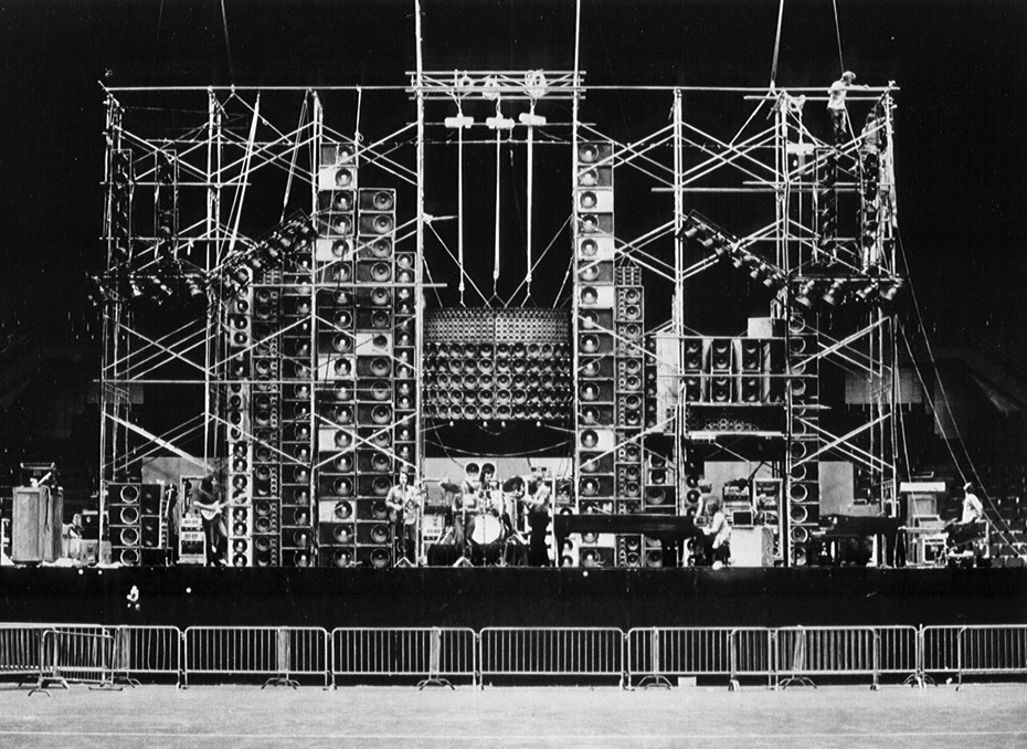 The Grateful Dead&rsquo;s Wall Of Sound, Vancouver, 1974 Array of 586 JBL speakers