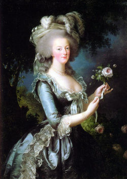 Marie Antoinette à la Rose, by Elisabeth
