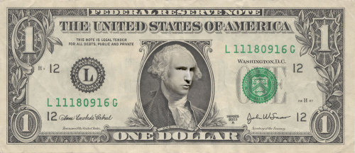 God money, I’ll do anything for you.
TR as George Washington. (Submitted by savagestar)