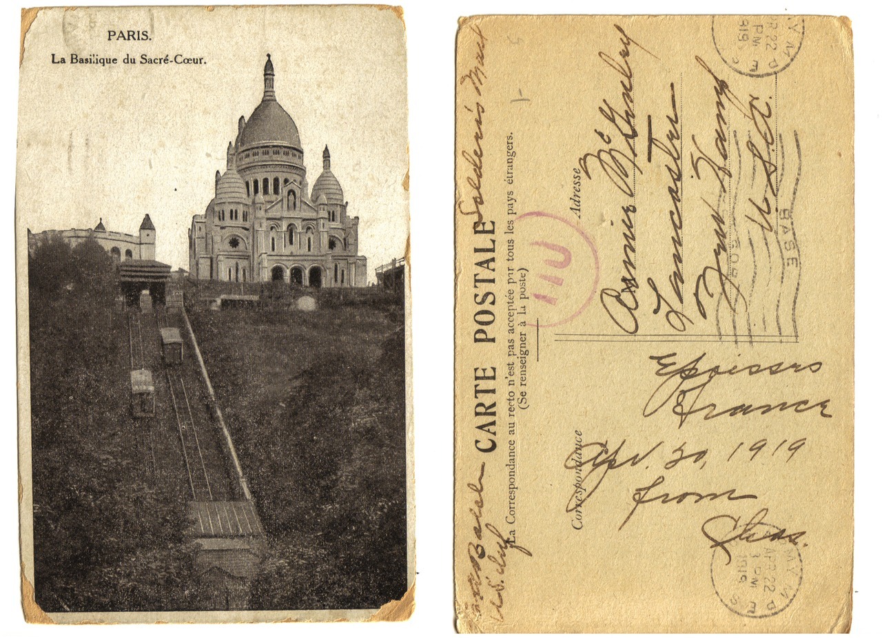 breathingvioletfog:  fromsecondstory:  A post card I found at the antique shop. Sent