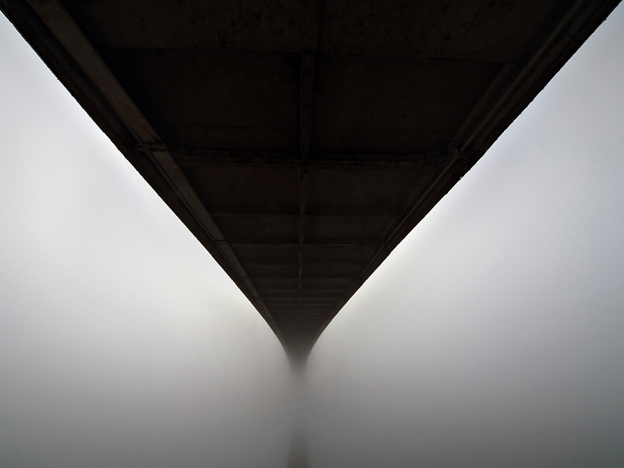 symmetrical:  (via lady-niente, tapwaterjackson)  Morning under the bridge - © Jasmina