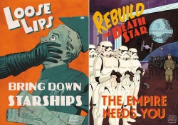 Thedailywhat:   Star Wars Trading Cards Of The Day: Imperial Propaganda Posters By