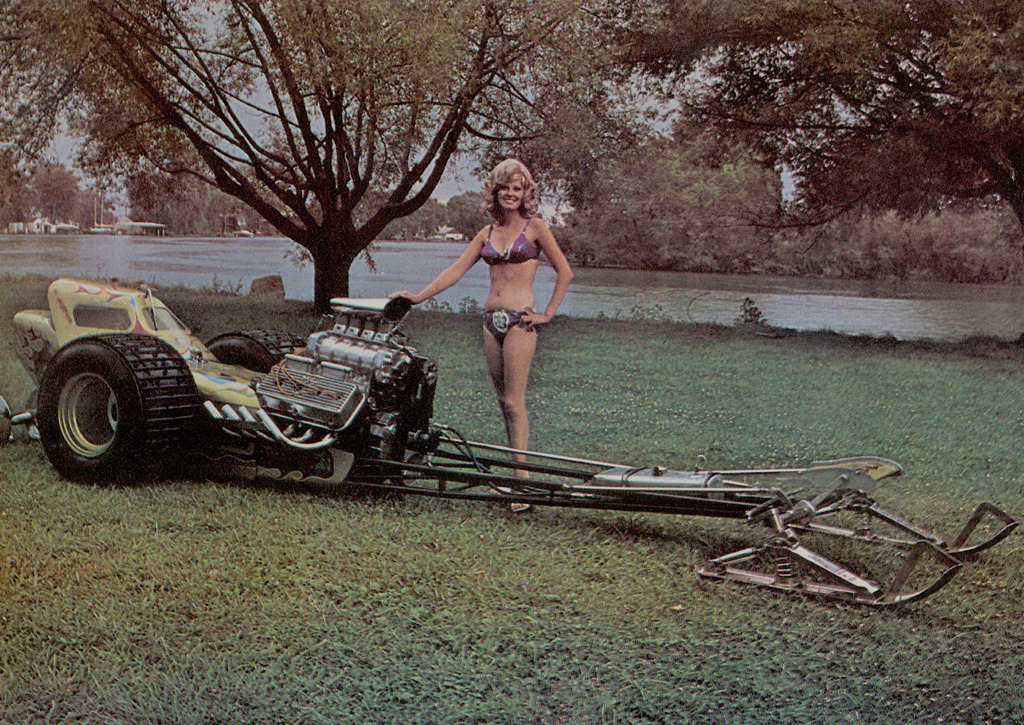 KY sno-dragster Ky Rocketman Michaelson&rsquo;s ride, 1971