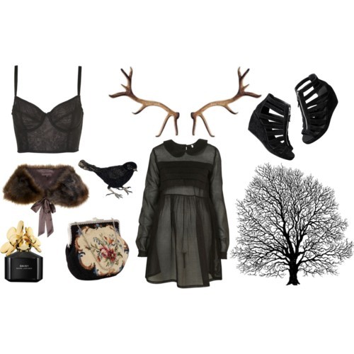 Inspired by the Topshop Unique fall 2010 collection.