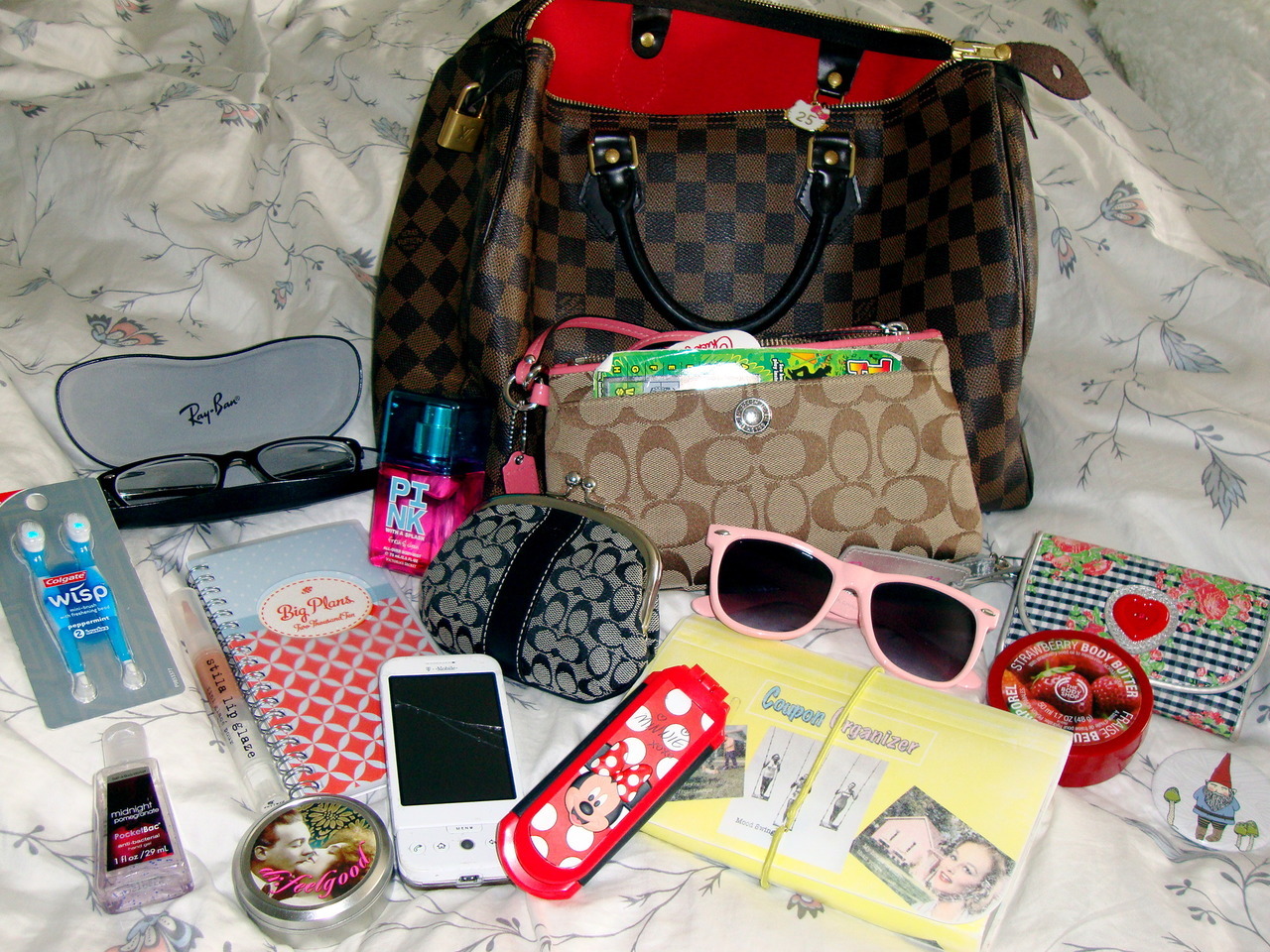 fuckyeahwhatsinyourbag:  1. Louis Vuitton Damier Speedy 35 (Sanrio Hello Kitty “25”