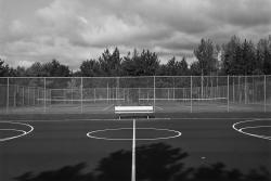 tennis court, Near Brainerd, Minnesota photo