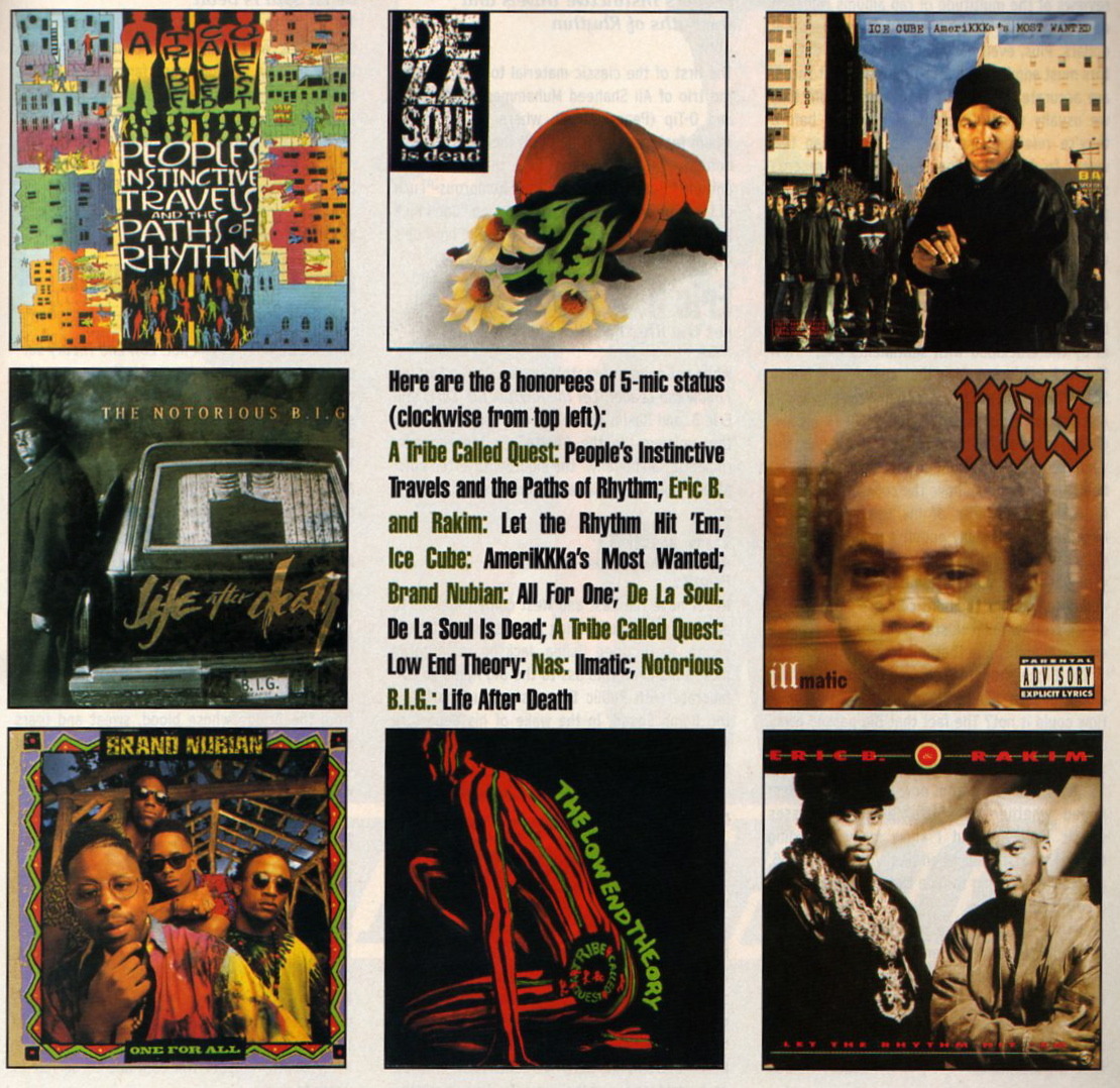 PRE-2000 SOURCE MAGAZINE 5 MIC ALBUMS how many of these do you own?  what&rsquo;s