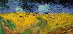 Wheat Field with Crows by Vincent van Gogh,