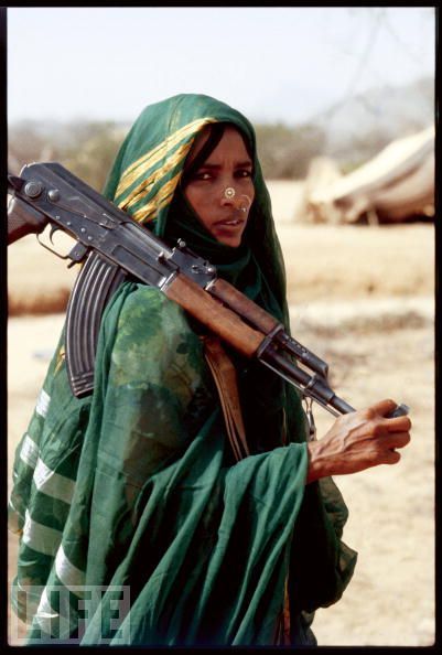 xavsolo:AK-47, EritreaA Muslim fighter of the Eritrean People’s Liberation Front, Eritrea, Africa.