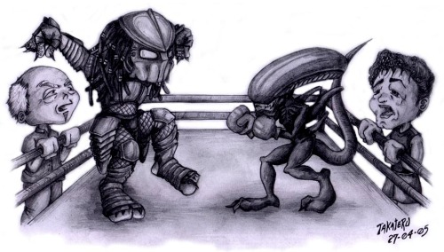 Predator vs. Alien by timswit on DeviantArt