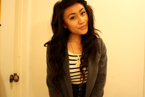 fashionfever:  curiouserlia:  I have that exact same necklace from Forever 21 right? 