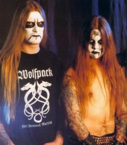 fuckyeahmetalpunks:  Fredrik Andersson and Erik “Legion” Hagstedt 