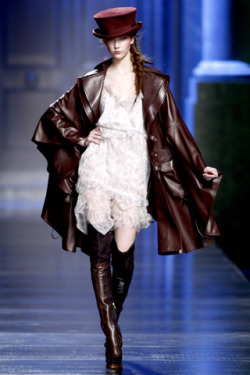 Christian Dior Fall 2010 RTW Mad hatter crossed