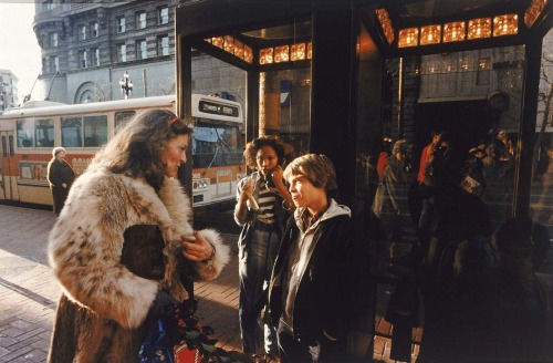 Woman, Phone Booth photo by John Harding, 1981