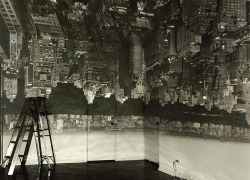 Camera Obscura Image Of Manhattan View Looking West In Empty Room Photo By Abelardo