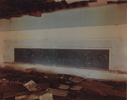 handprints in a classroom, Causey, eastern New Mexico photo by