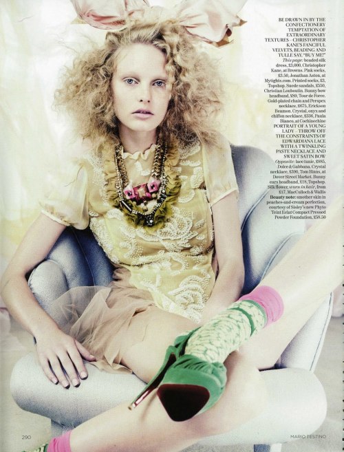 Mario Testino for Vogue UK, March 2010 adult photos
