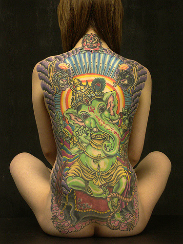 cartatts:  piercingsandink:  modifytheyoung:  fuckyeahtattoos:  Ganesh    