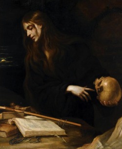 The Penitent Magdalene By Mateo Cerezo The Younger, Approx. 2Nd Half Of 17Th C. 