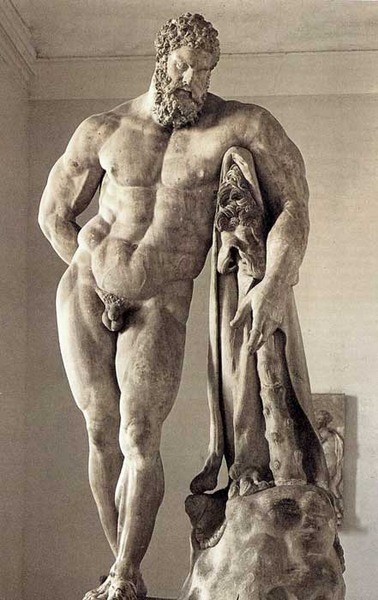 menzmeat:  antonio-m:  THE FARNESE HERCULES. An ancient Roman marble replica of a