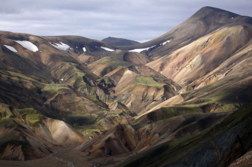 Surreal landscape, Landmannalaugur, Iceland © combo1100