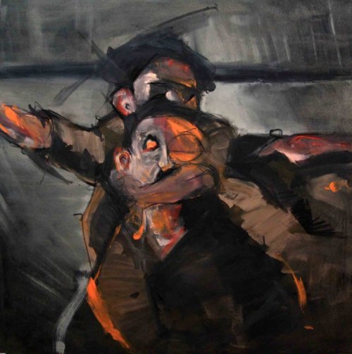 LOU ROS CORPS & GRAPHIQUEMENT 90x90cm