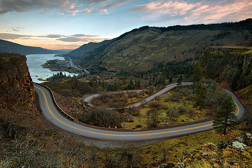 The Long & Winding Road Columbia River Gorge, Oregon© Aaron Reed