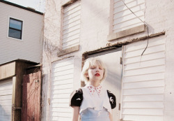 ghostparties:  tavi wearing miu miu spring