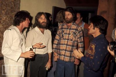 librarysciences:
“ Love those colorful clothes
The Beach Boys at their record release party, 1977.
”
Can you spot Dennis Wilson in this photo?