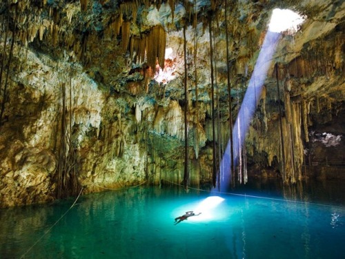 Xkeken Cenote, Mexico (via Beautiful Photos From NGC For March 2010 | bigpicture.in)