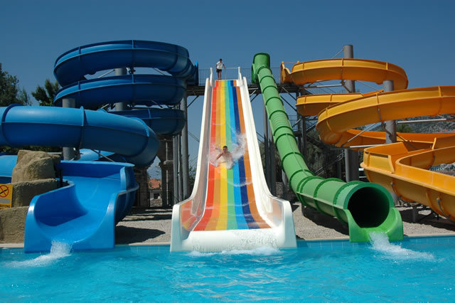 Amazing inflatable water park