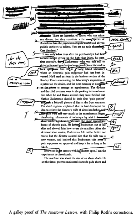 Philip Roth’s corrections