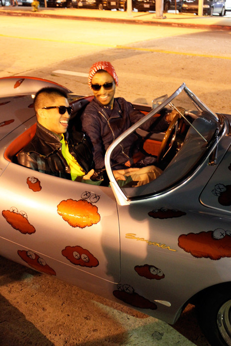 Pharrell Williams x Chad Hugo x KAWS Porsche