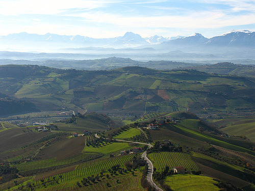 View from Ripatransone, Marche, Italy © pizzodisevo