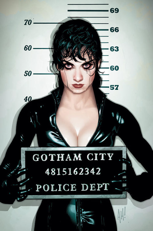 Catwoman, por Adam Hughes.