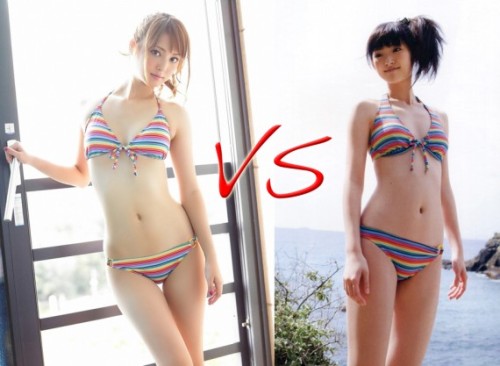 wwwwwwwwww: mifei:  cherrysmostwanted:  phorbidden:  shimmycap:  Nozomi Sasaki VS Airi Suzuki — yona