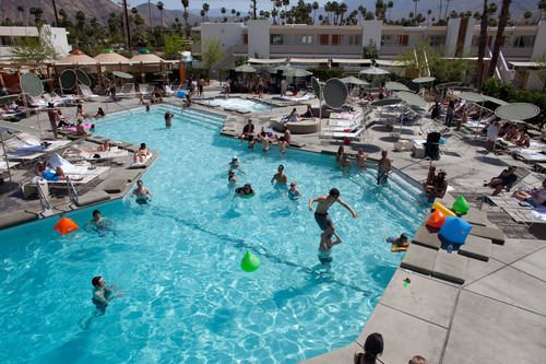 Desert Gold At Ace Hotel Swim Club In Palm Springs Ace Hotel Everything Will Be Okay