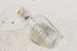 I Sent A Message In A Bottle Out To Sea.