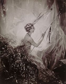 sophiejade:my-ear-trumpet:chateauxdanslair:    Miss Nancy Beaton as a Shooting Star, 1928 Sir Cecil BeatonBritish, 1904 - 1980   