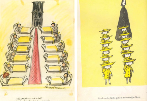 knockturn:  #7. Madeline  In an old house in Paris that was covered with vines Lived twelve little girls in two straight lines In two straight lines they broke their bread And brushed their teeth and went to bed. They left the house at half past nine In