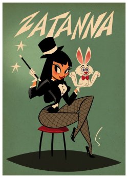 starwarsandwine:  geekleetist:  Zatanna….mmmm…fishnets…mmmm