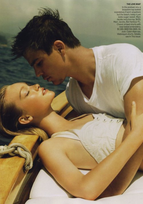 fuckyeahcuteactors:  Gemma Ward & Josh Hartnett Submitted by painttheskylines