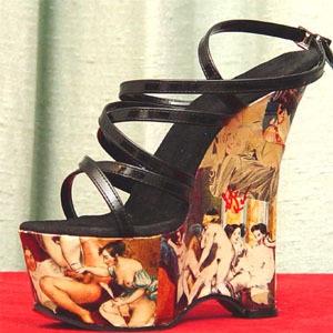 bloodflower:  shoe fetish via www.stephannasart.com 