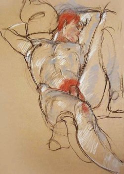 Male Nude by George Cayford