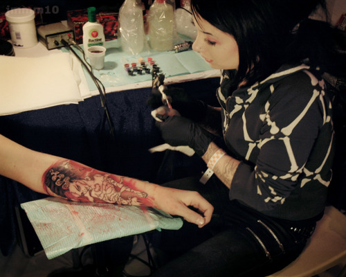 Megan Massacre at the 2010 Philadelphia Tattoo Convention. by jonmmmayhem
